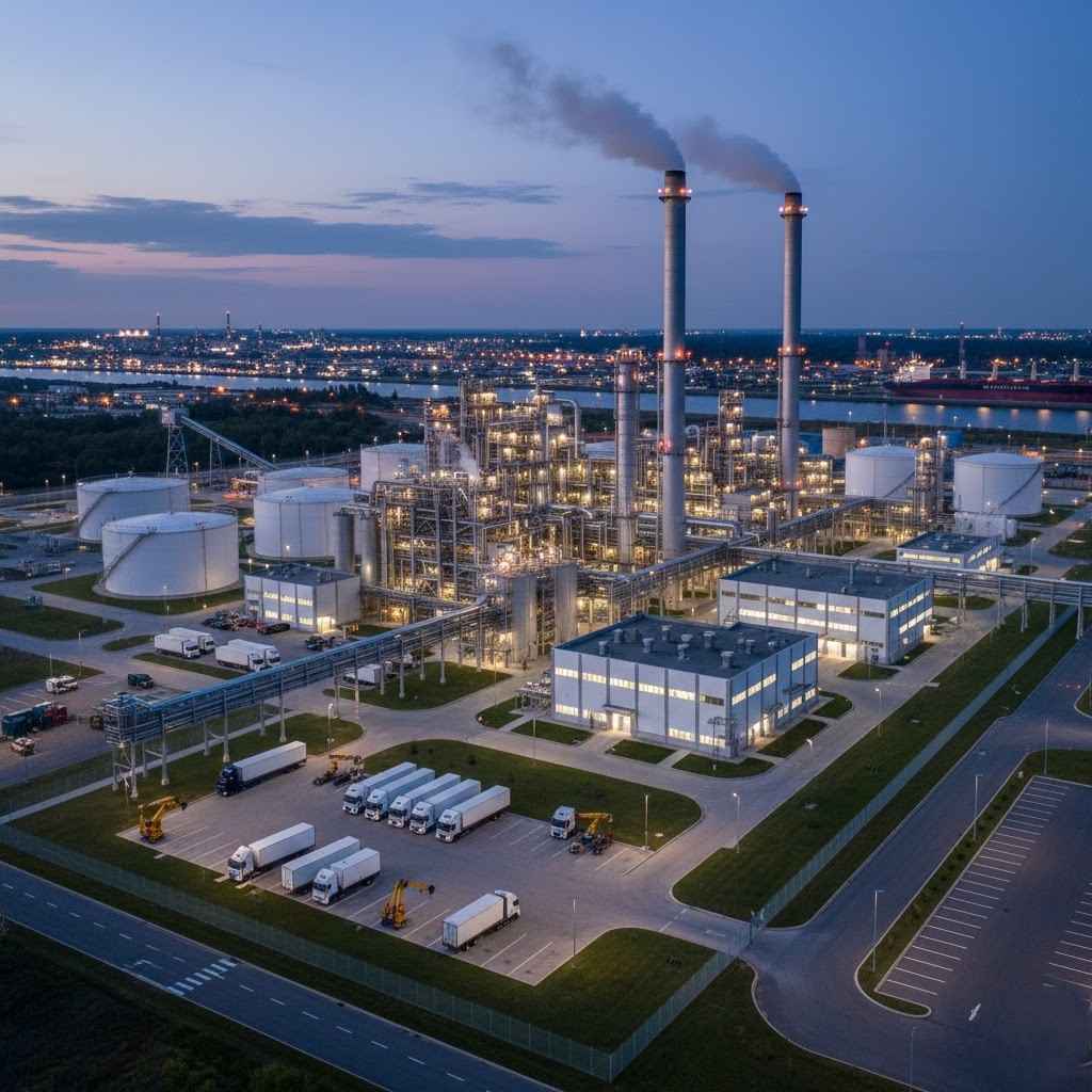 Industrial solar plant from 100 kW to multi-MW for factories in India