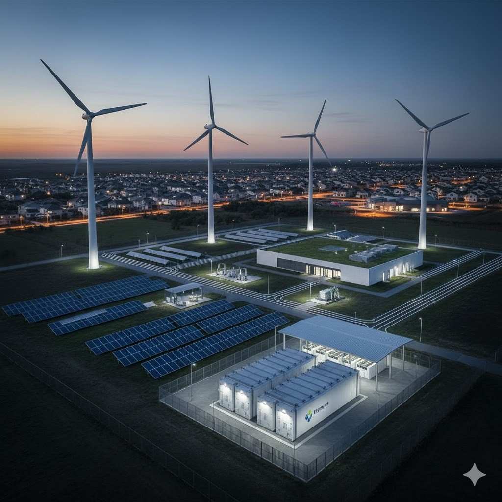 Solar microgrid system for remote areas and communities in India