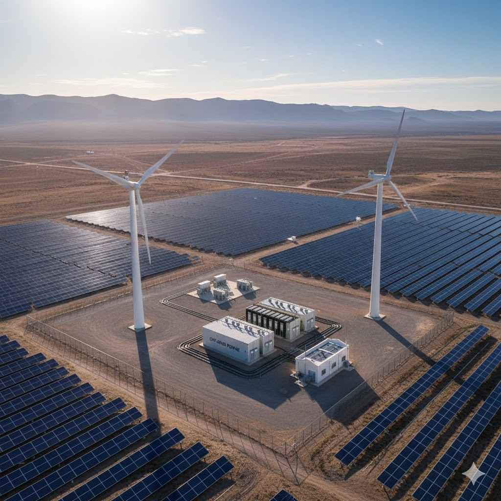 Off-grid solar plant with battery backup for areas with no grid supply